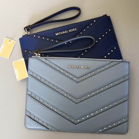 Michael Kors Ellis Studded Clutch in Leather - Picture 7 of 7